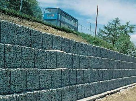 護坡型道路石籠網